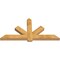 Ekena Millwork Kennewick Rough Sawn Timber Gable Bracket, Western Red Cedar, 72"W x 36"H x 4"D x 6"F, 12/12 Pitch GBW072X36X0406KEN00RWR - alternate 5